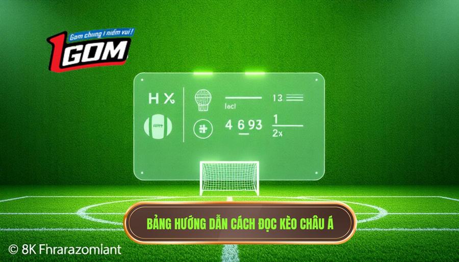 Cách đọc kèo bóng đá châu Á: Cẩm nang toàn tập từ chuyên gia 1GOM 3 Bảng hướng dẫn cách đọc kèo châu Á